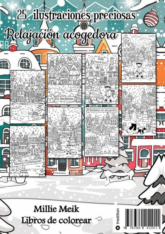 Produktbild: Libro de colorear para adultos: La magia del invierno - para adultos mujeres para adolescentes y ni&ntilde;as a partir de 12