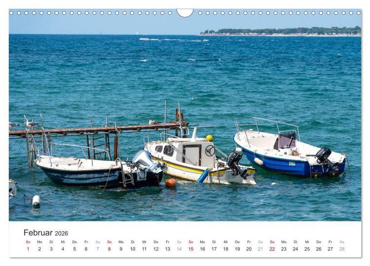Produktbild: Porec Kalender - Die kroatische Stadt an der Adria (Wandkalender 2026 DIN A3 quer), CALVENDO Monatskalender