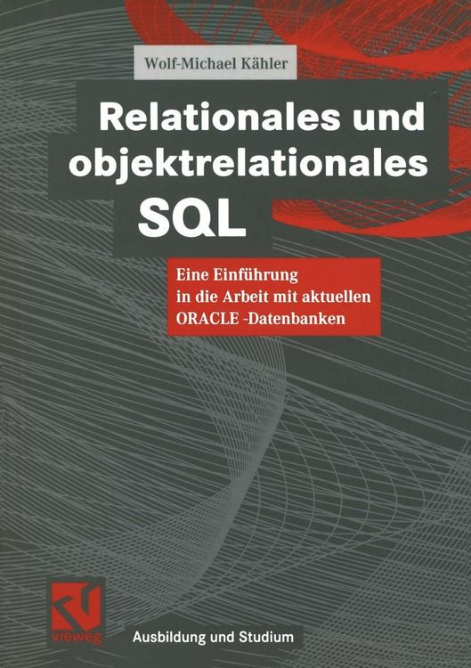 Produktbild: Relationales und objektrelationales SQL