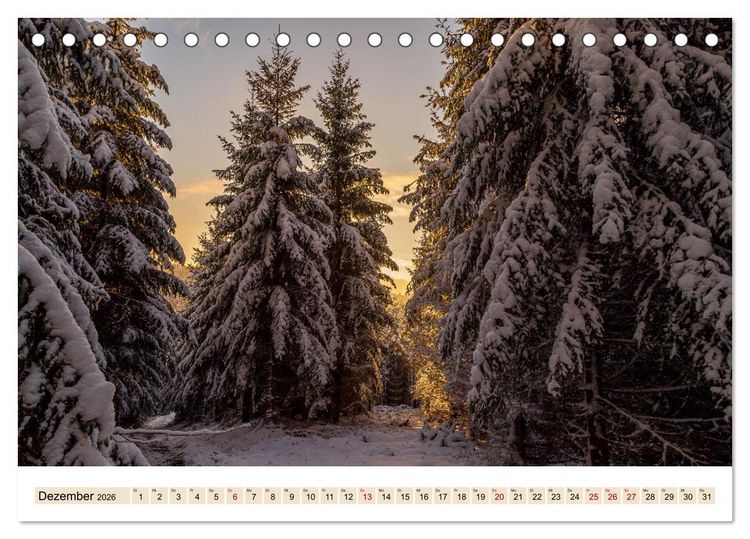 Produktbild: Sauerland - Land der tausend Berge (Tischkalender 2026 DIN A5 quer), CALVENDO Monatskalender
