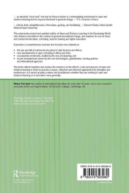 Produktbild: Open and Distance Learning in the Developing World