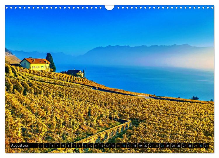 Produktbild: Montreux - ein Juwel am Ufer des Genfersees (Wandkalender 2026 DIN A3 quer), CALVENDO Monatskalender