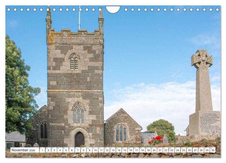 Produktbild: Cornwall Impressionen (Wandkalender 2026 DIN A4 quer), CALVENDO Monatskalender