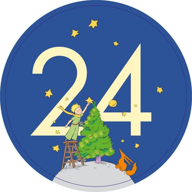 Produktbild: Adventskalender in der Dose. Der Kleine Prinz. 24 liebe Wünsche im Advent
