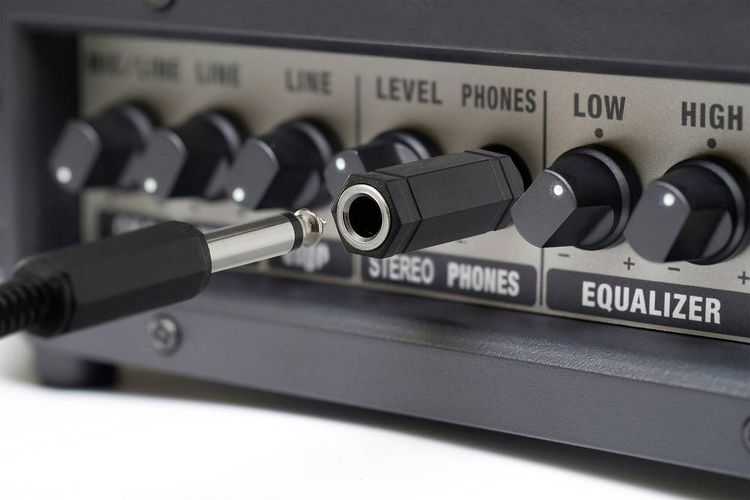 Produktbild: SpeaKa Professional SP-13808968 Klinke Audio Adapter [1x Klinkenstecker 3.5 mm - 1x Klinkenbuchse 6.35 mm] Schwarz