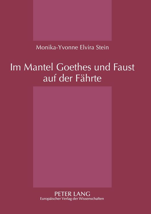 Produktbild: Im Mantel Goethes und Faust auf der F&auml;hrte