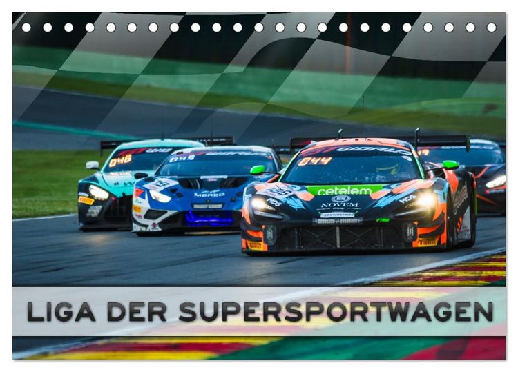 Produktbild: Liga der Supersportwagen (Tischkalender 2026 DIN A5 quer), CALVENDO Monatskalender