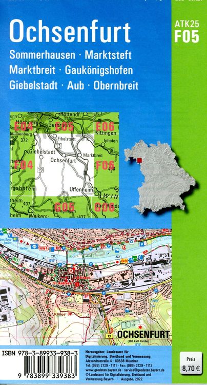 Produktbild: Ochsenfurt 1 : 25 000