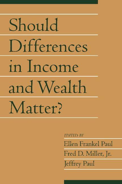 Produktbild: Should Differences in Income and Wealth Matter?