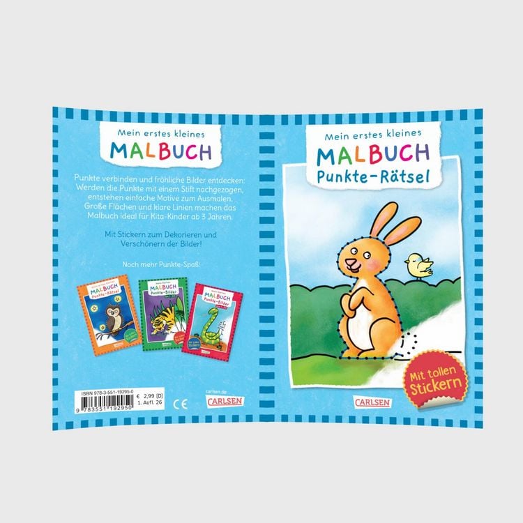 Produktbild: Mein erstes kleines Malbuch: Punkte-R&auml;tsel