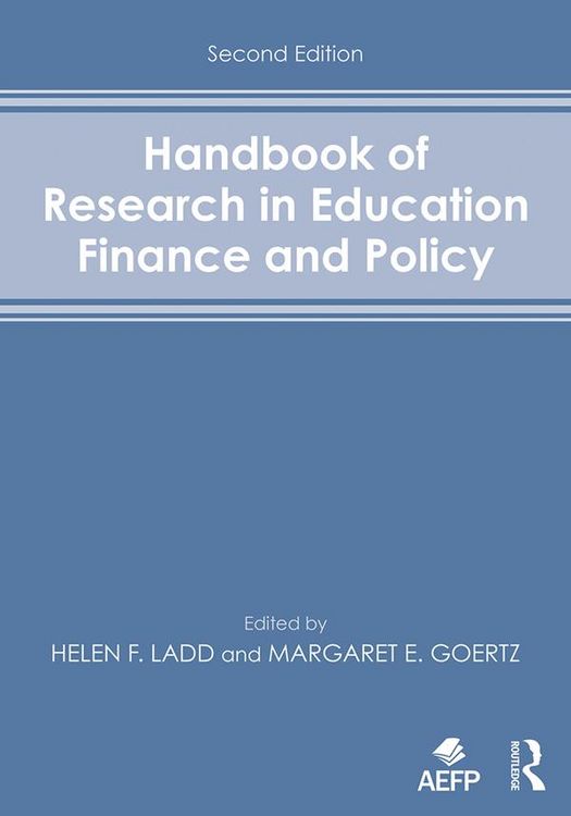 Produktbild: Handbook of Research in Education Finance and Policy