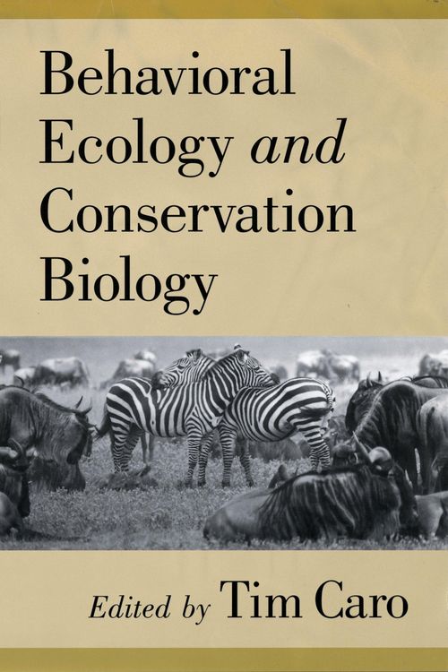 Produktbild: Behavioral Ecology and Conservation Biology