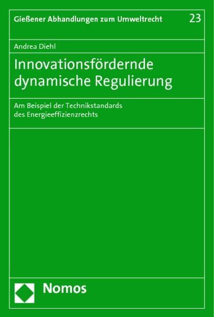 Produktbild: Innovationsf&ouml;rdernde dynamische Regulierung