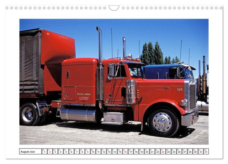 Produktbild: US-Trucks - Auf Achse in Amerika (Wandkalender 2026 DIN A3 quer), CALVENDO Monatskalender