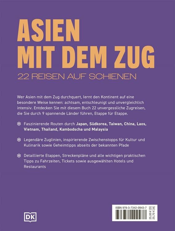 Produktbild: Asien mit dem Zug