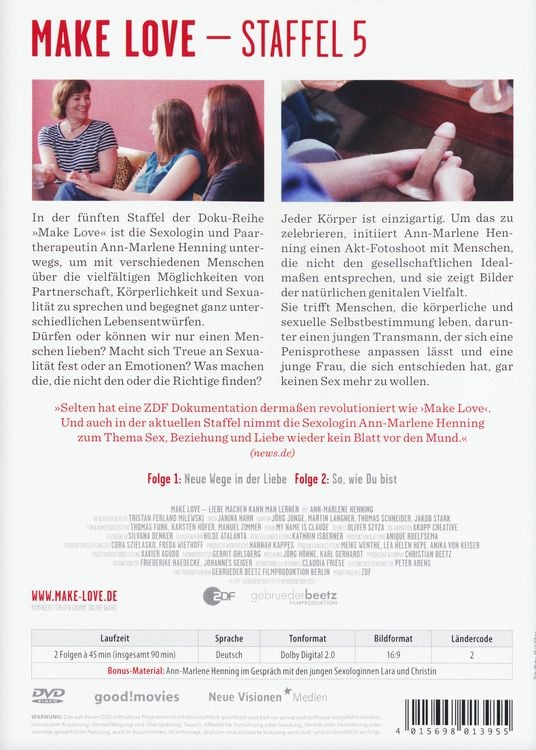 Produktbild: Make Love - Liebe machen kann man lernen - Staffel 5