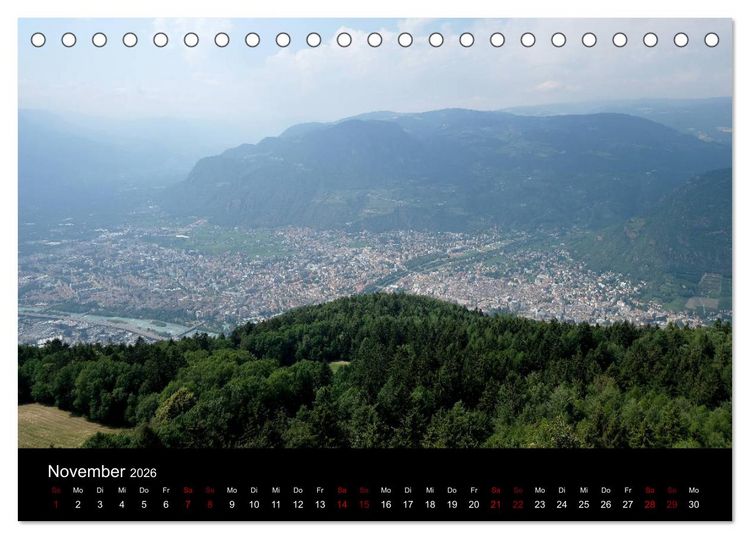 Produktbild: Bozen 2026 (Tischkalender 2026 DIN A5 quer), CALVENDO Monatskalender