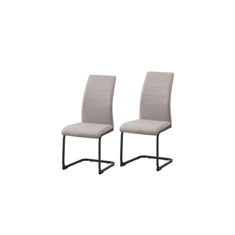 Produktbild: HTI-Living Schwingstuhl SallyP PU Cappuccino 2er-Set Schwingstuhl SallyP PU Cappuccino 2er-Set