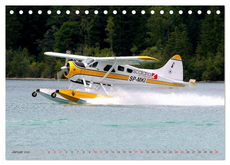 Produktbild: Wasserflugzeuge - Fliegende Exoten (Tischkalender 2026 DIN A5 quer), CALVENDO Monatskalender