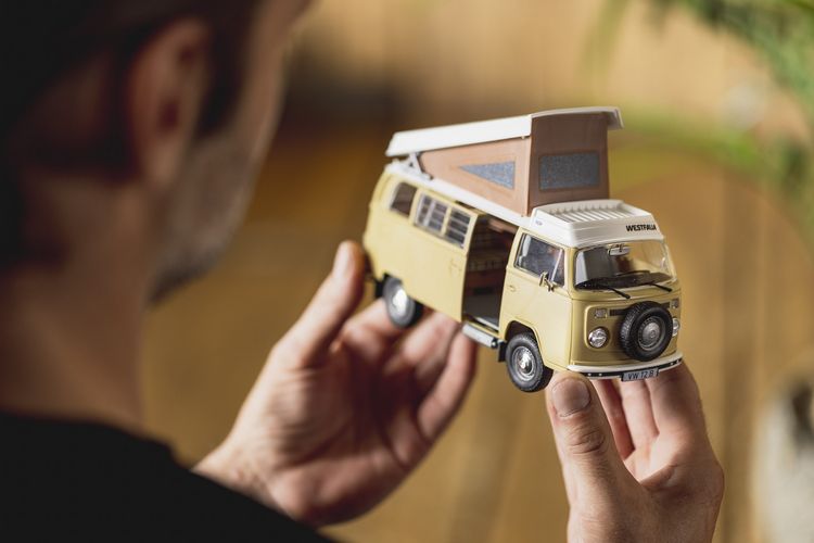 Produktbild: VW T2 Camper (Click System), Revell Bausatz zum Zusammenstecken mehrfarbig