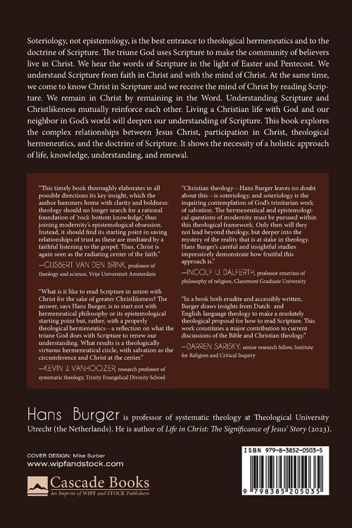 Produktbild: Jesus Christ, Hermeneutics, and Scripture