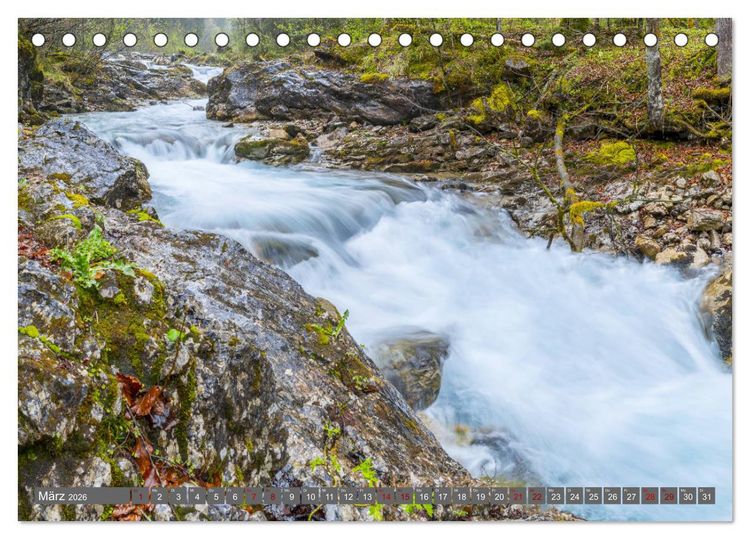 Produktbild: Sch&ouml;ne Wanderungen um Oberstdorf (Tischkalender 2026 DIN A5 quer), CALVENDO Monatskalender