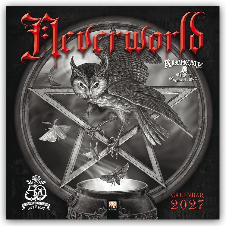 Produktbild: Alchemy Neverworld 2027 &ndash; Original Flame Tree Publishing-Kalender [Kalender]