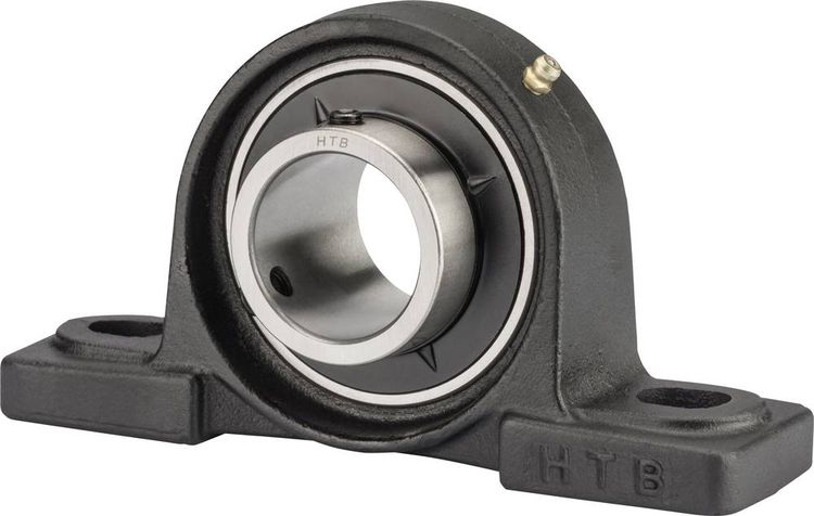 HTB UCP 202 Stehlager Grauguss Bohrungs-Ø 15mm Lochabstand 96mm