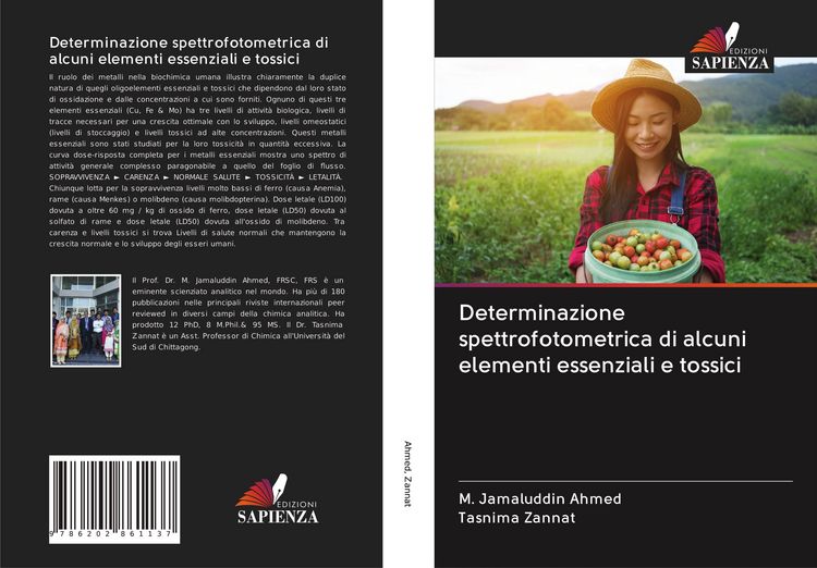 Produktbild: Determinazione spettrofotometrica di alcuni elementi essenziali e tossici