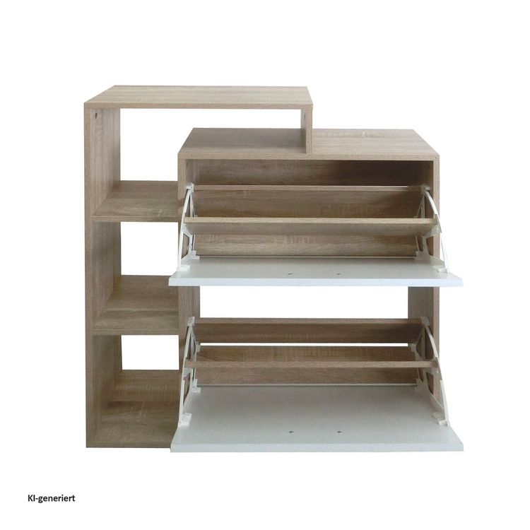 Produktbild: HTI-Living Schuhschrank Lisa Sonoma-Wei&szlig; Schuhschrank Lisa Sonoma-Wei&szlig;