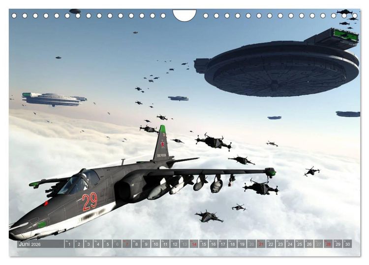 Produktbild: Planetare Traumwelten (Wandkalender 2026 DIN A4 quer), CALVENDO Monatskalender