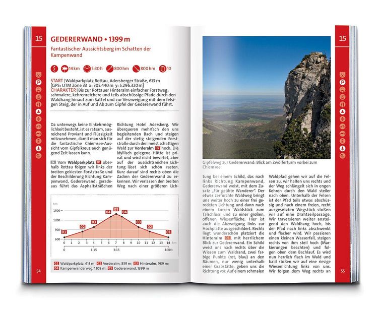 Produktbild: KOMPASS Wanderf&uuml;hrer Chiemgauer Alpen, 65 Touren