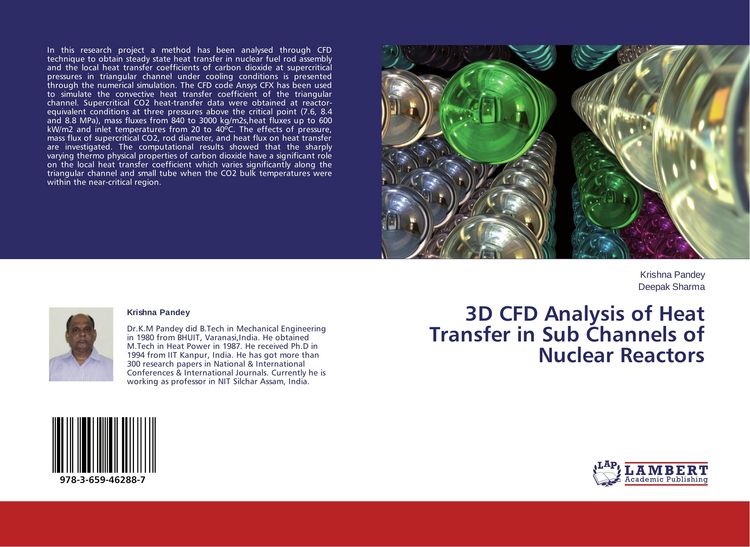 Produktbild: 3D CFD Analysis of Heat Transfer in Sub Channels of Nuclear Reactors