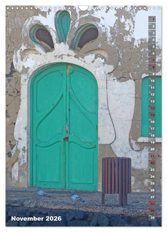 Produktbild: antique doors around europe (Wall Calendar 2026 DIN A3 portrait), CALVENDO 12 Month Wall Calendar