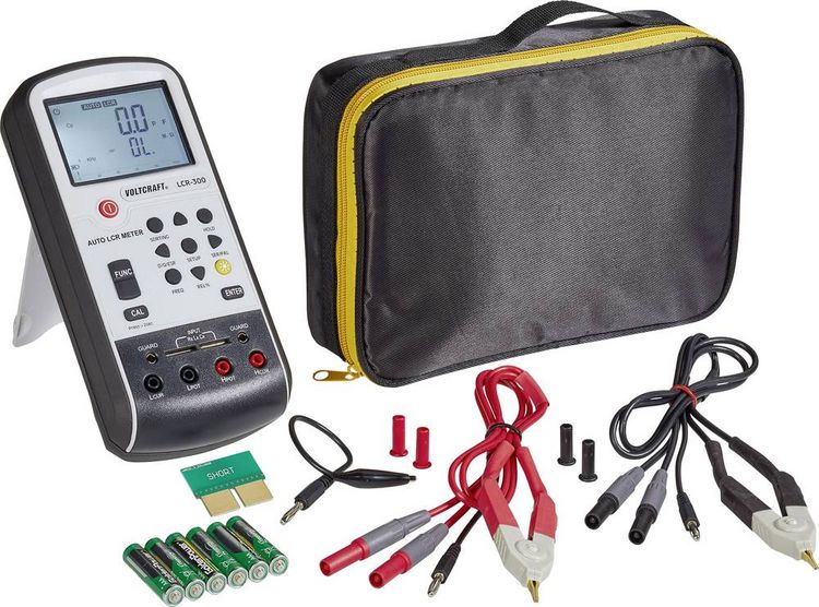 Produktbild: VOLTCRAFT LCR-300 LCR Messbr&uuml;cke digital CAT I Anzeige (Counts): 20000