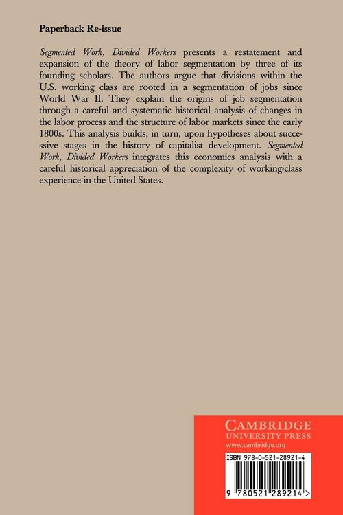 Produktbild: Segmented Work, Divided Workers