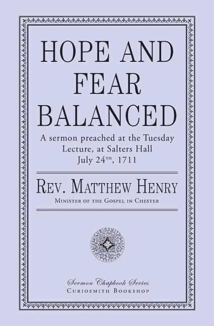 Produktbild: Hope and Fear Balanced