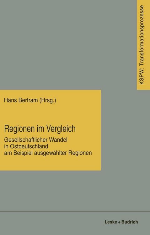 Produktbild: Regionen im Vergleich