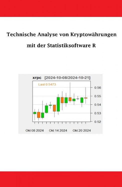 Produktbild: Technische Analyse von Kryptow&auml;hrungen mit der Statistiksoftware R