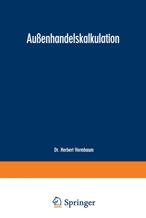Produktbild: Au&szlig;enhandelskalkulation