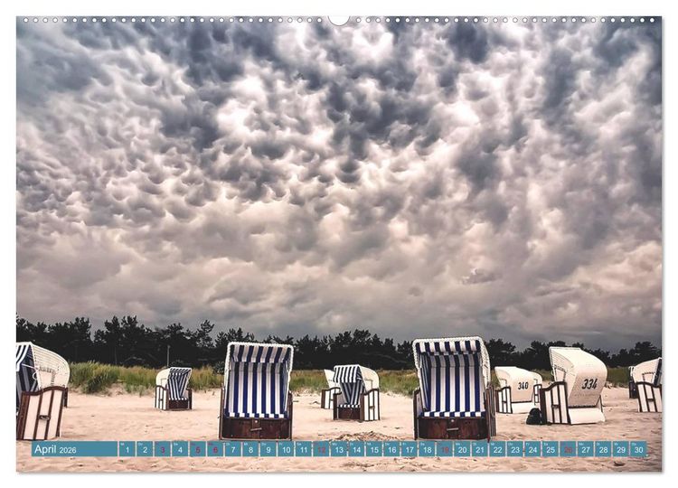 Produktbild: Fantastische Wetterfotos (Wandkalender 2026 DIN A2 quer), CALVENDO Monatskalender