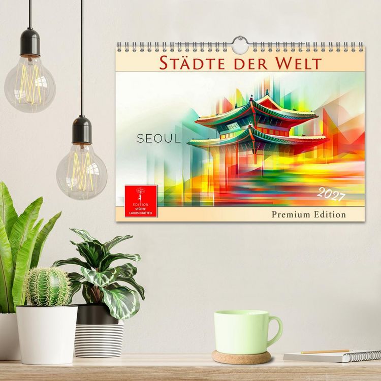 Produktbild: St&auml;dte der Welt - Premium Edition (Wandkalender 2027 DIN A4 quer), CALVENDO Monatskalender