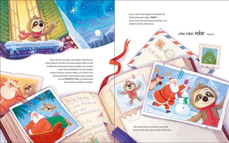 Produktbild: Santa Clausi - Ein Faultier rettet Weihnachten
