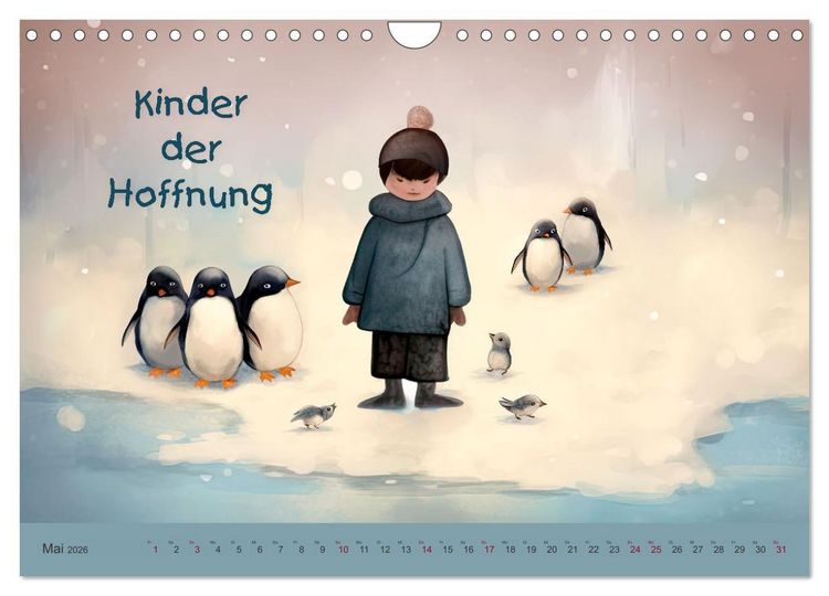 Produktbild: Friedensboten - Stimmen der Hoffnung (Wandkalender 2026 DIN A4 quer), CALVENDO Monatskalender