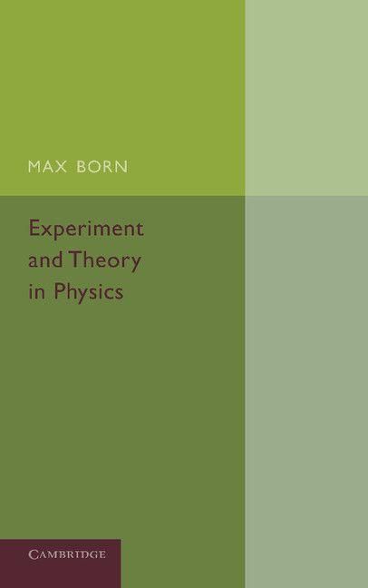 Produktbild: Experiment and Theory in Physics