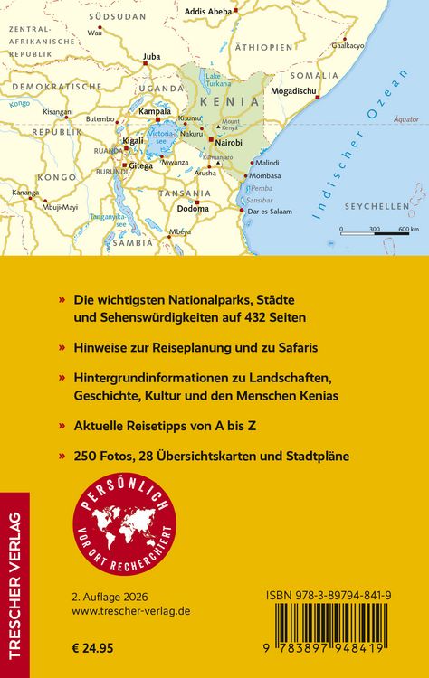Produktbild: TRESCHER Reisef&uuml;hrer Kenia