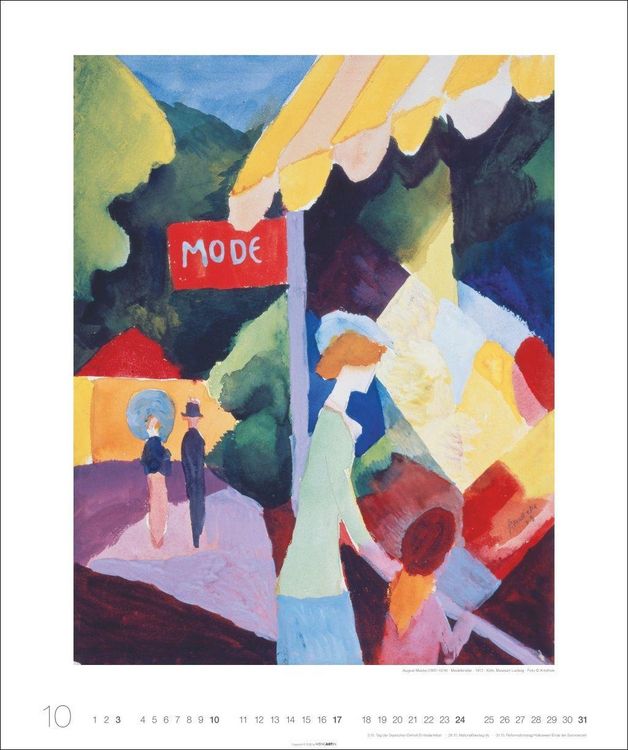 Produktbild: August Macke Edition Kalender 2027