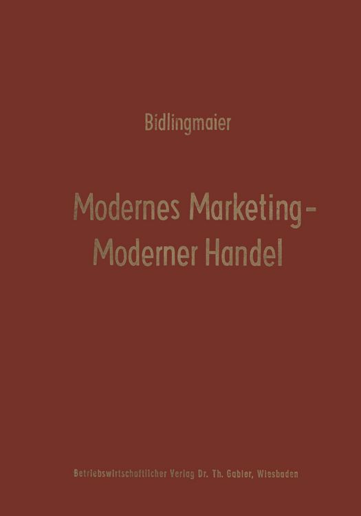 Produktbild: Modernes Marketing &mdash; Moderner Handel