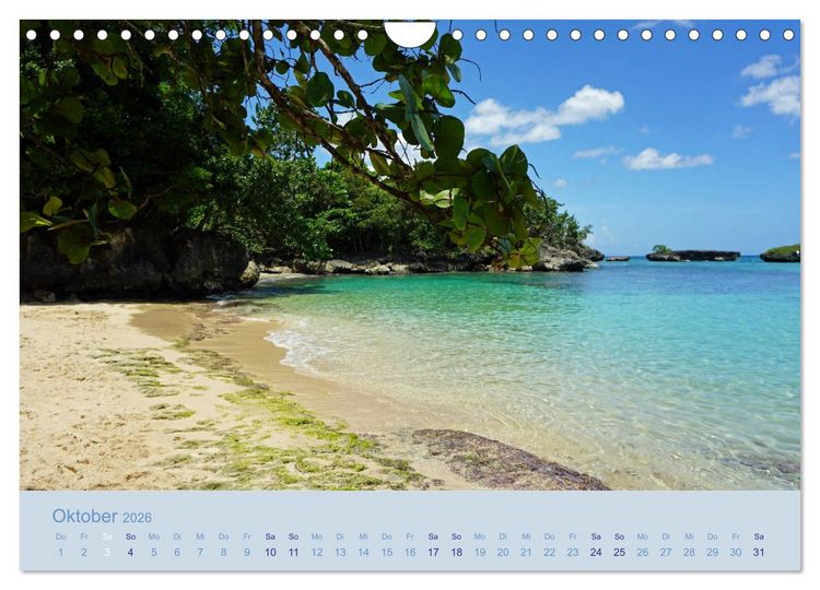 Produktbild: Tropentraum - Impressionen aus der Dominikanischen Republik (Wandkalender 2026 DIN A4 quer), CALVENDO Monatskalender
