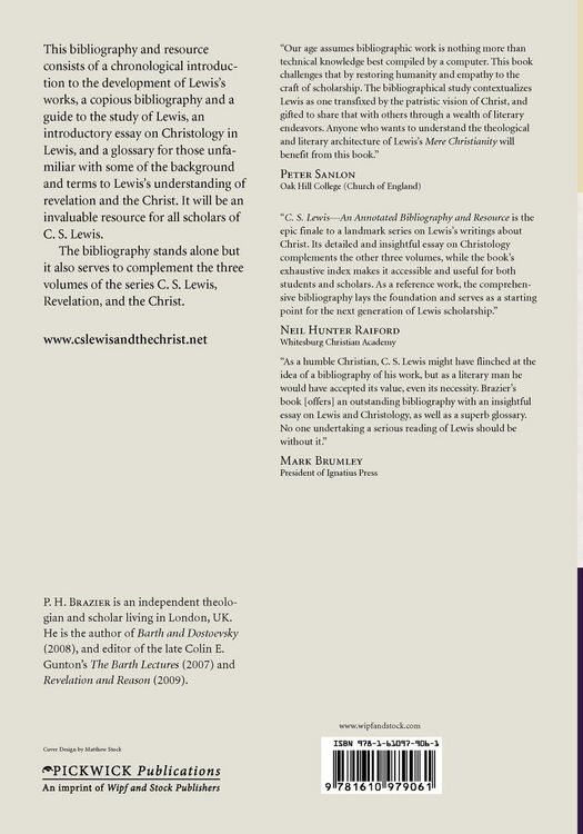 Produktbild: C.S. Lewis-An Annotated Bibliography and Resource